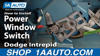 How To Replace Power Window Switch 93-97 Dodge Intrepid