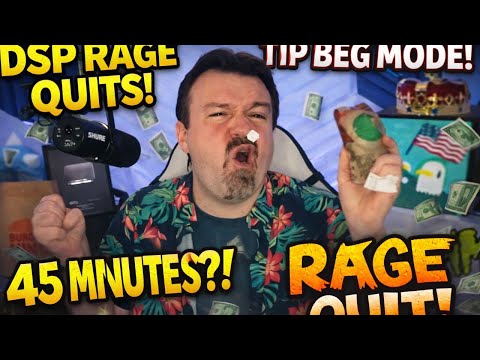 DSP RAGE QUITS Black Ops 7 45 Minutes Early Turns Into a Full-Blown Tip Beg Session