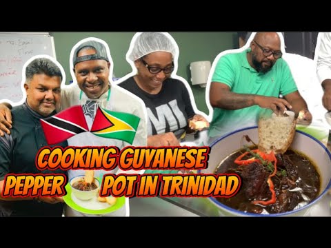 How to Make Guyanese pepper pot | Guyanese in Trinidad