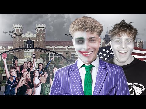 The biggest Halloween party at an American college! 🎃🇺🇸