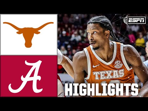 Texas Longhorns vs. Alabama Crimson Tide | Full Game Highlights | ESPN College Basketball