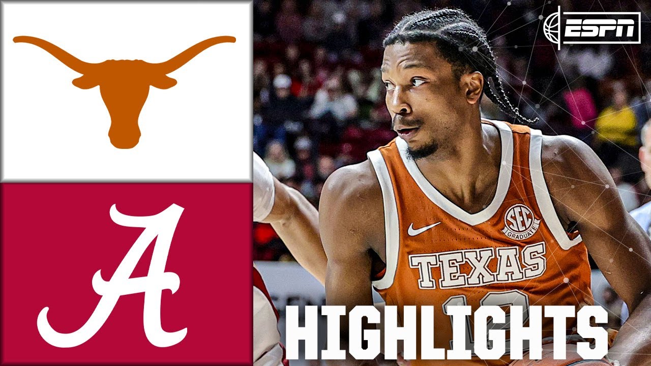Texas Longhorns vs. Alabama Crimson Tide | Full Game Highlights | ESPN College Basketball