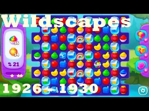 Wildscapes Level 1926 - 1930 HD Walkthrough | 3 - match game | gameplay | android | ios | pc | app