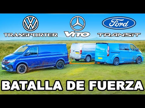 VW vs Ford vs Mercedes Van TIRA Y AFLOJA