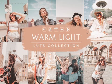 Warm Light Lightroom Presets | Warm Presets | Influencer LUTs | Video Presets | LUT for Premiere Pro