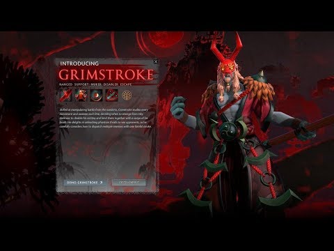 Dota 2 New Hero - Grimstroke!!! DerTimo looks into him a bit!!!