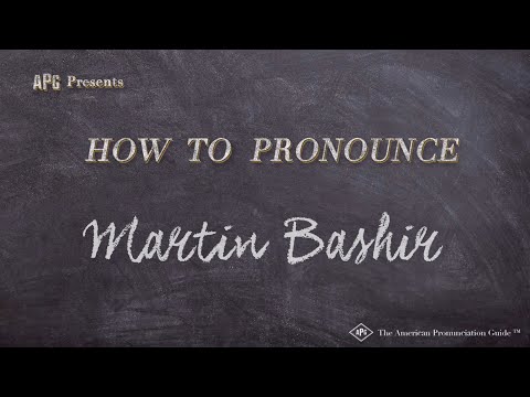How to Pronounce Martin Bashir (Real Life Examples!)