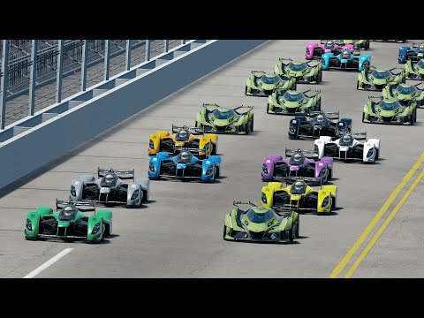 Lamborghini V12 Vision GT vs Red Bull X2010 at Daytona Speedway