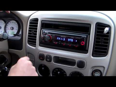 How to: Install After Market Radio (2001-2007 ford escape) #fordescape #diy #howto