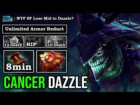 FORGOTTEN MID DAZZLE 8Min Necronom + Unlimited Armor Reduction 100% Deleted ALL DotA 2