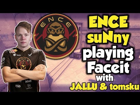 ENCE suNny playing Faceit with JALLU & tomsku * Mirage