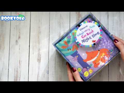 Видео обзор Baby's very first cot book: Night time [Usborne]