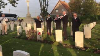 Thirsk Royal British Legion Band Last Post Essex Farm CWGC