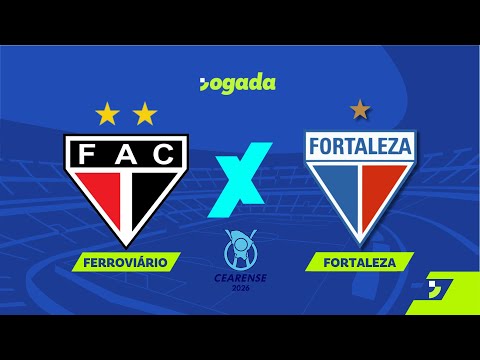 AO VIVO: FERROVIÁRIO X FORTALEZA, 2ª RODADA DO CAMPEONATO CEARENSE, NO PRESIDENTE VARGAS| 10/01/2026