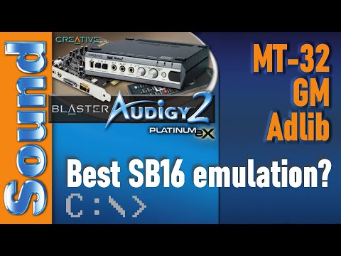 Audigy 2 Platinum eX in DOS. Best SB16 emulation?