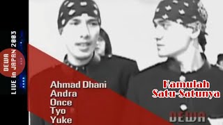 Download lagu Dewa 19 - Kamulah Satu-Satunya (Once Version) - Live In Japan 2003 mp3 Download lagu Dewa 19 - Kamulah Satu-Satunya (Once Version) - Live In Japan 2003 mp3
