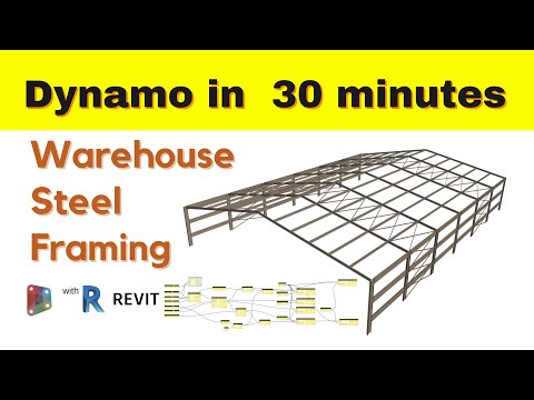 How dynamo model warehouse in 30 minutes? | Modeling warehouse with dynamo