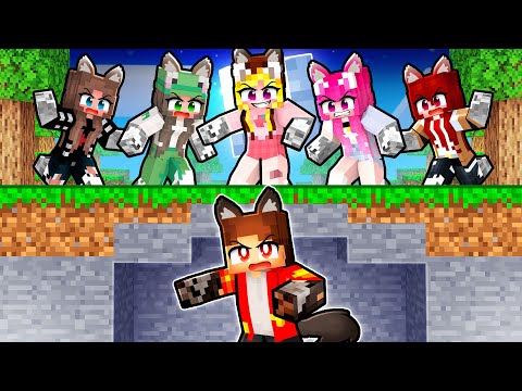 Lupul *ALPHA* Jakey vs Propria HAITA de Lupi pe Minecraft...