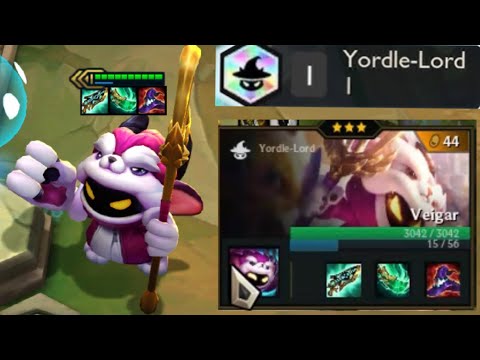 S6 3 Star Veigar!!! ⭐⭐⭐ | The Hidden Yordle Lord feat all 3 star Yordle | TFT S6