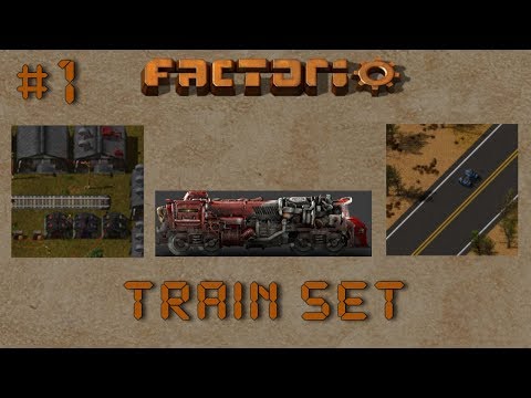 Factorio: Train Set Ep1: Demo Map & Mods! - Multiplayer Train Gameplay, Lets Play