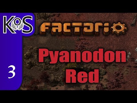 Factorio Pyanodon Red Ep 3: AUTOMATING RED SCIENCE - 0.16 - Gameplay, Let's Play