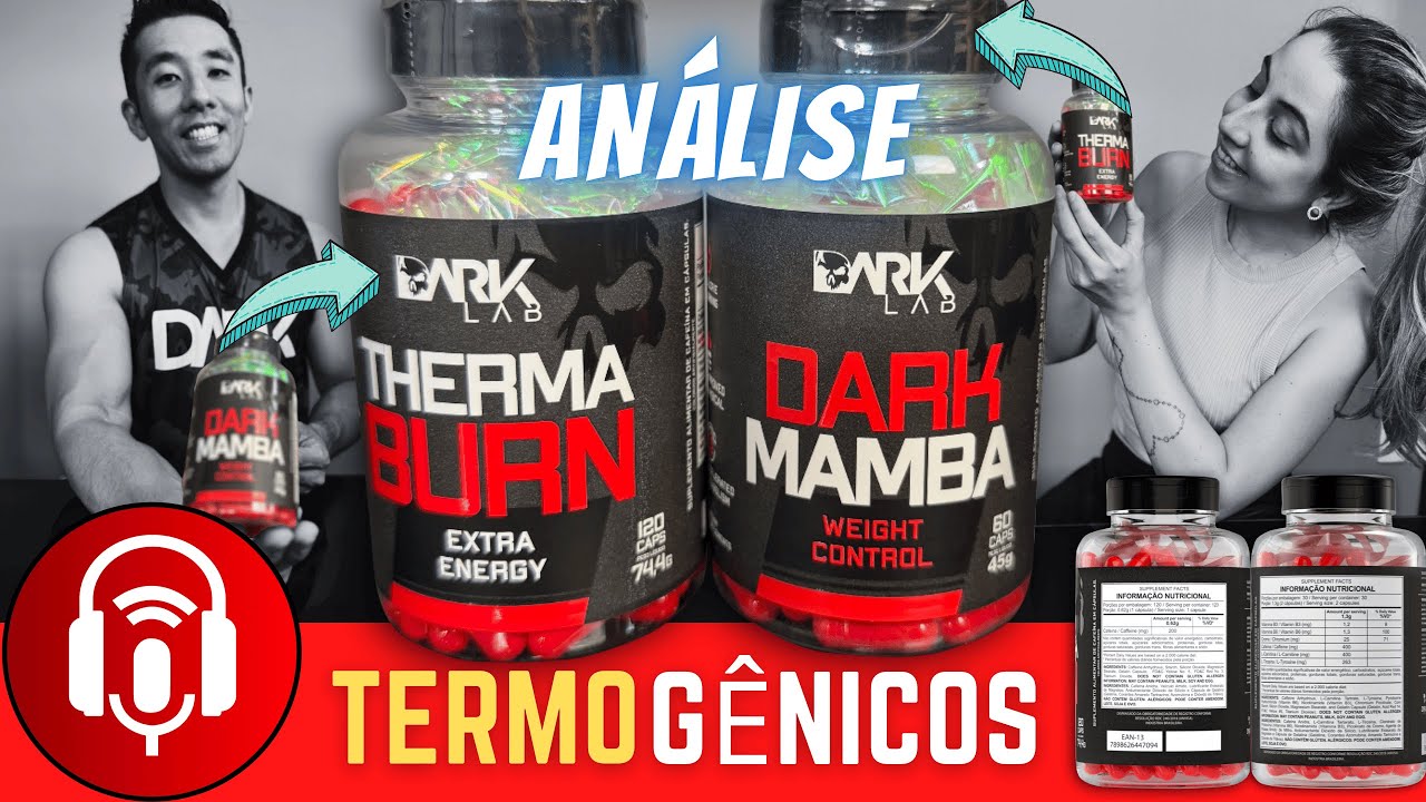 Miniatura da avaliação em vídeo de Termogênico Dark Mamba 60 Cápsulas Dark Lab Preto