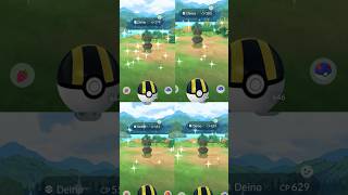 Shiny Deino Community Day In Pokemon Go!!! #pokemongo #shinypokemon