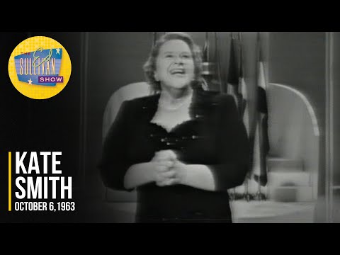 Kate Smith "Coming In On A Wing And A Prayer" on The Ed Sullivan Show
