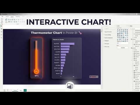 Power BI Interactive Thermometer Chart Power BI Interactive Thermometer Chart