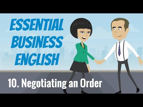 Essential Business English 10 — Negotiating an Order