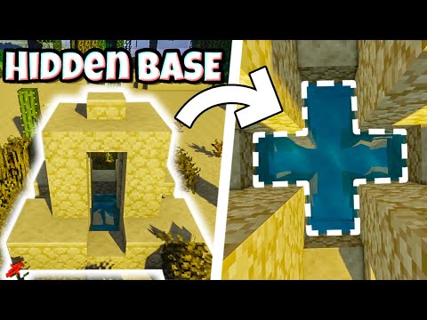 Versteckte Basis im Wüstenbrunnen. Wie man ein geheimes Haus in Minecraft 1.19 baut