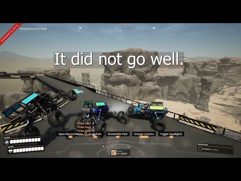 Satisfactory: Testing out our New Racetrack for the First Time
