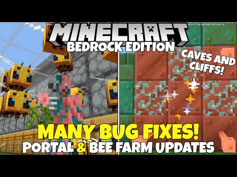 Minecraft Bedrock 1.16.230.50 Beta! MANY Bug Fixes! Portal Farms Still Broken, & Bee Farm Upgrades!