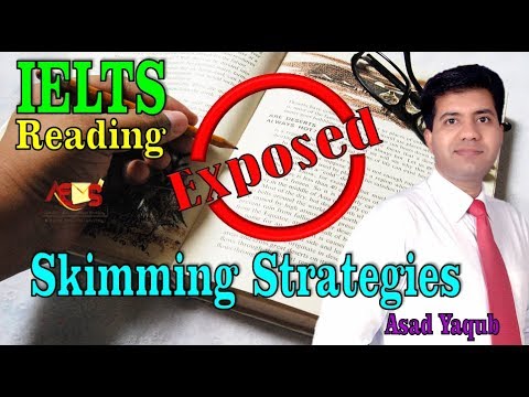 IELTS Reading Exposed || Unique Skimming Techniques || Asad Yaqub Video