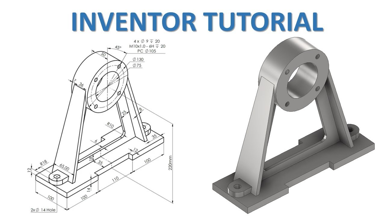 Inventor Tutorial #276 | 3D Model Design Basic Beginners