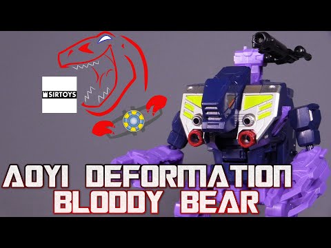 AOYI DEFORMATION BLODDY BEAR (Oversized BLOT)