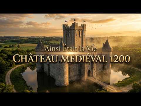 Ainsi était la vie dans un Château Médiéval en 1200 | Reconstitution par IA