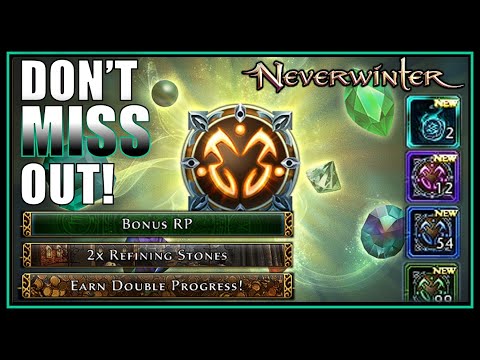How to Make the Most of x2 Refining Stones & Double Progress Events! - Neverwinter M26