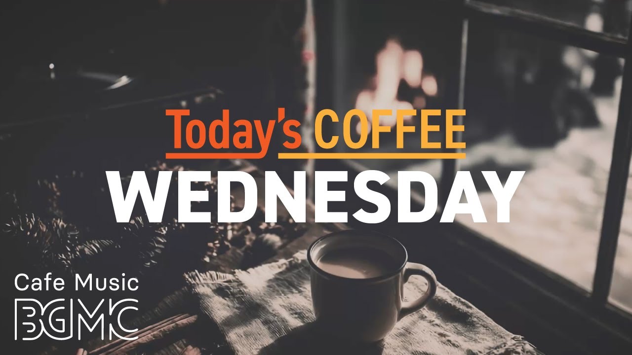 WEDNESDAY COFFEE 🎄 Festive Work Jazz - Uplifting Cafe Music to Boost Mid-Week Focus