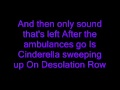 My chemical romance -Desolation row lyrics ...