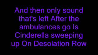 My chemical romance -Desolation row lyrics!