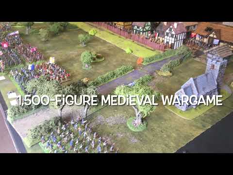 Huge 1,500-figure Wars of the Roses Wargame: Battle of St Albans 1455