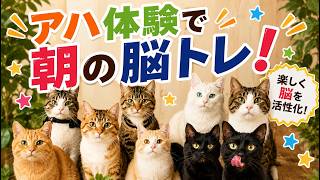 【脳トレ習慣で認知機能アップ】毎朝の脳活で健康習慣を！