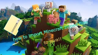 how to import Minecraft zipped files to java!!