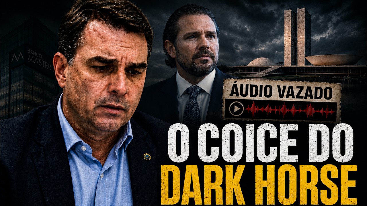 O COICE DO DARK HORSE! Como escândalo com Vorcaro DERRETEU Flávio Bolsonaro