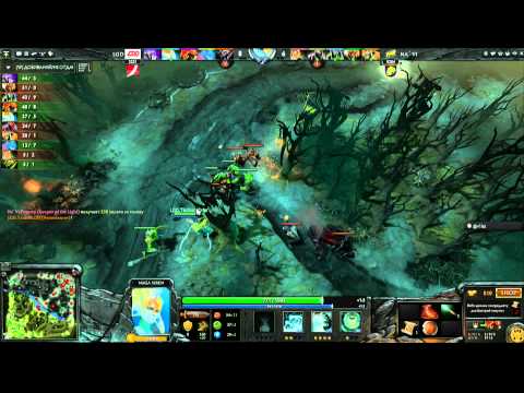 LGD vs Na`Vi -  Winner Bracket Semifinals Game 1 - The International - Russian Commentary
