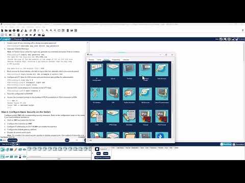 CCNA1-ITNv7 - 16.4.6 Packet Tracer - Configure Secure Passwords and SSH