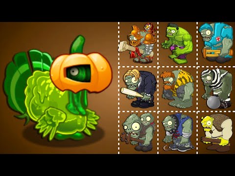 Turkey-pult Plant Food vs All Gargantuar Zombies 2! New Plant - Plants vs Zombies 2 (Pvz2 Gameplay)