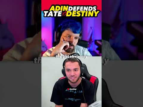 Destiny Stumps Adin Ross In Andrew Tate Debate 😡