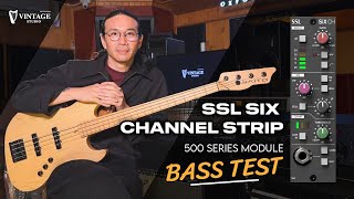 Video thumbnail for SSL SiX Channel Strip 500 Series Module Bass Test | Vintage Studio by Vintage Studio Thailand